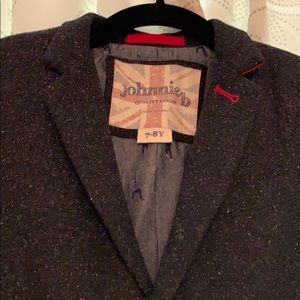 Boys mini Boden tweed jacket size 7-8
